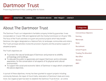 Tablet Screenshot of dartmoortrust.org